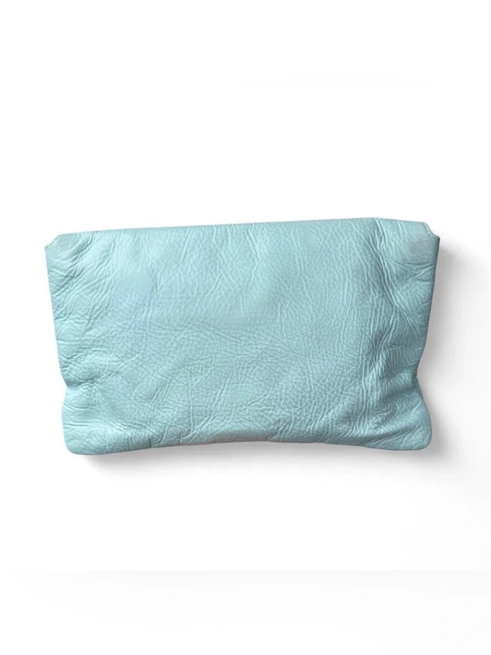 Balenciaga Mint/Pale Blue Leather Classic Giant Envelope Clutch